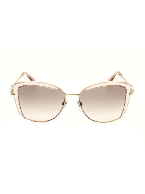 BVLGARI Bvlgari Ladies Rose Gold Tone Geometric Sunglasses 0BV6128B-20148G-1