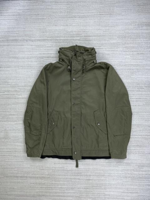 Other Designers Vintage - B.M Standard Technical Blouson Military Hidden Hoodie Jacket