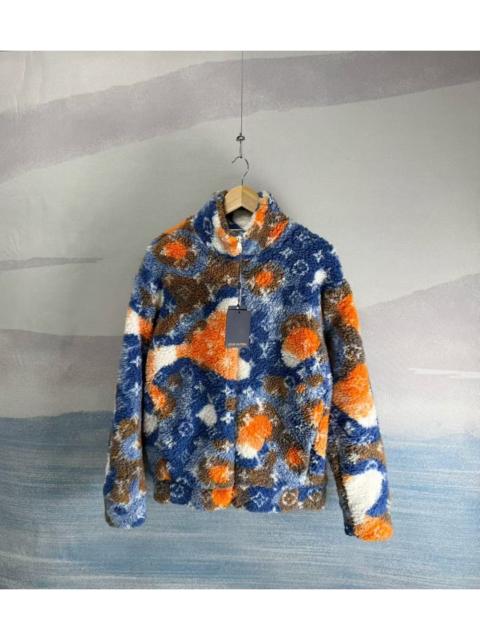 Louis Vuitton Louis Vuitton LV Blue & Orange Fleece Teddy Jacket