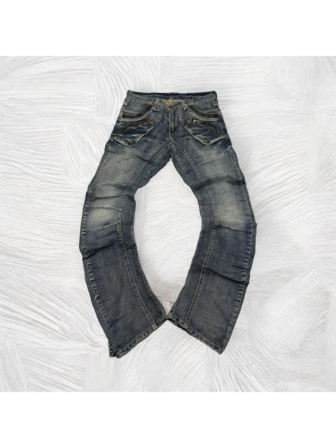 Other Designers If Six Was Nine - PPFM JCURVE LEG 3D POCKET ZIPPER DENIM JEANS