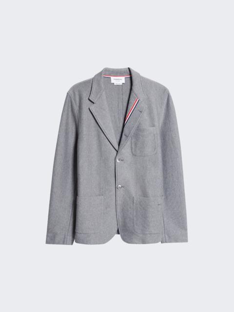 Thom Browne Double Breasted Sack Overcoat Medium Grey