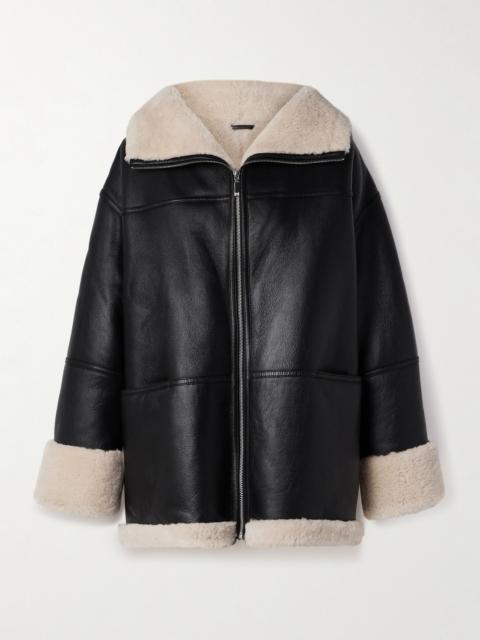 TOTEME Two-tone Shearling Jacket