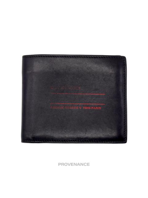 Givenchy Givenchy 8CC Address Bifold Wallet - Black Leather