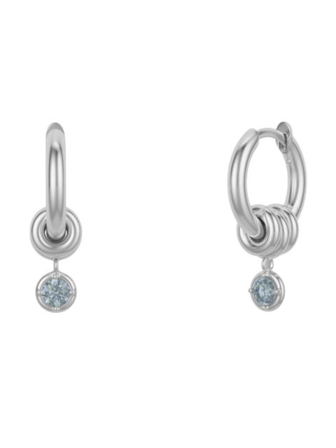 Spinelli Kilcollin Silver Sky Zahra Hoop Earrings