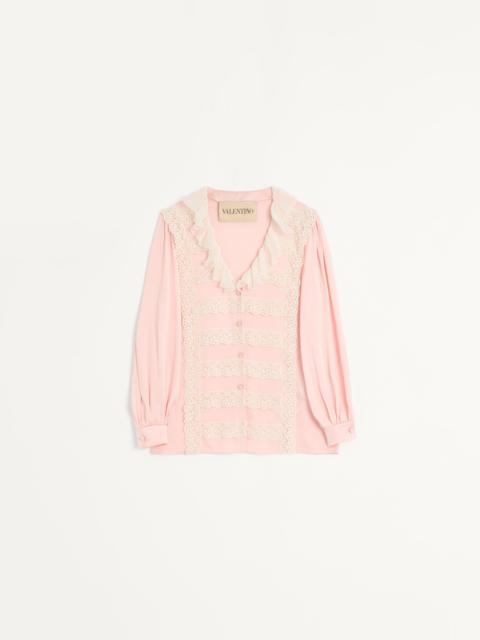 Valentino HAMMERED SATIN SHIRT