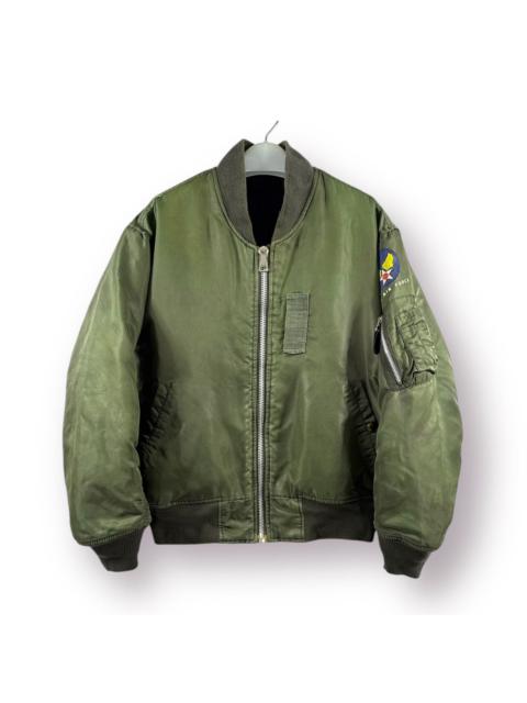 Other Designers Surface To Air - RIOT🔥 VTG Military Brunati Air Force MA-1 BOMBER JACKET - M