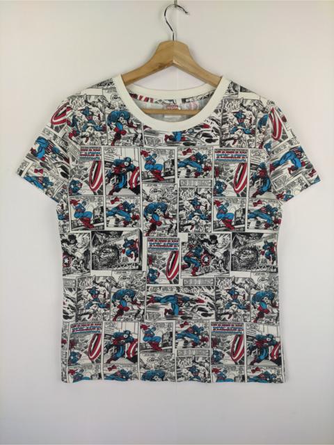 Steals🔥Marvel Comics T Shirt Captain America Tee