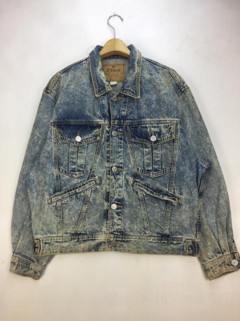 Other Designers Edwin - VINTAGE EDWIN STONE WASH DENIM JACKET