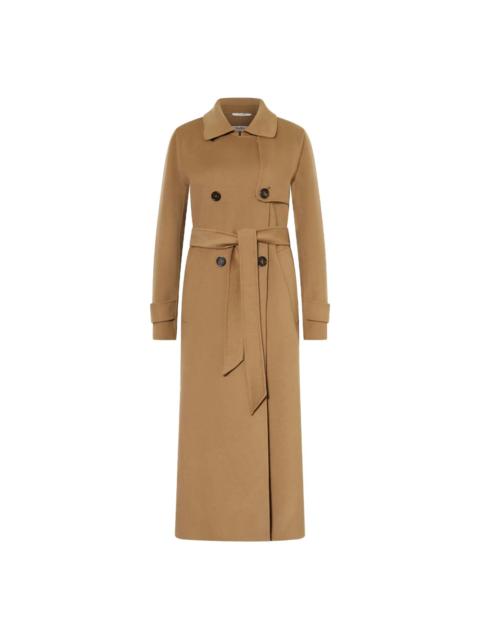 belted double-breasted coat