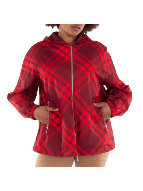 Burberry Burberry Check Nylon Hooded Jacket