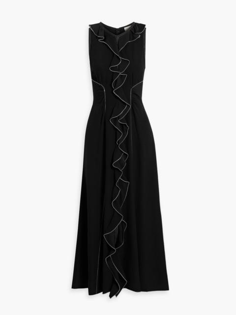 ULLA JOHNSON Lille ruffled crepe midi dress