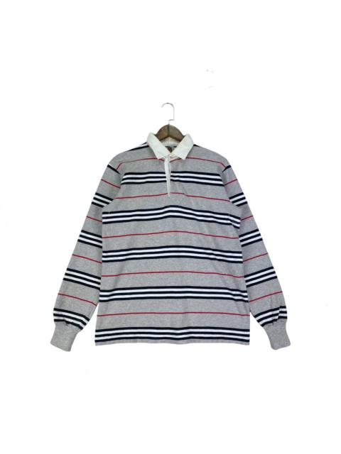 Other Designers Vintage Barbarian Rugby Burberry Classic Stripe Design