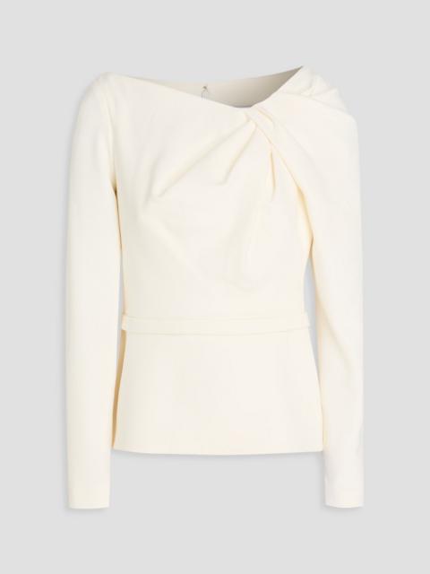 Safiyaa Manya draped crepe top