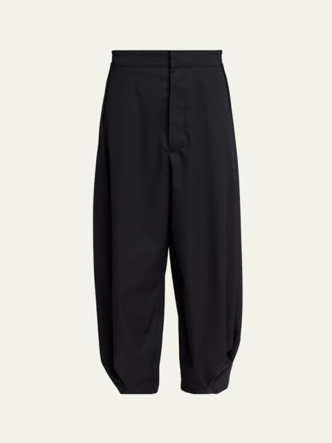 Loewe Balloon Wide-Leg Crop Trousers