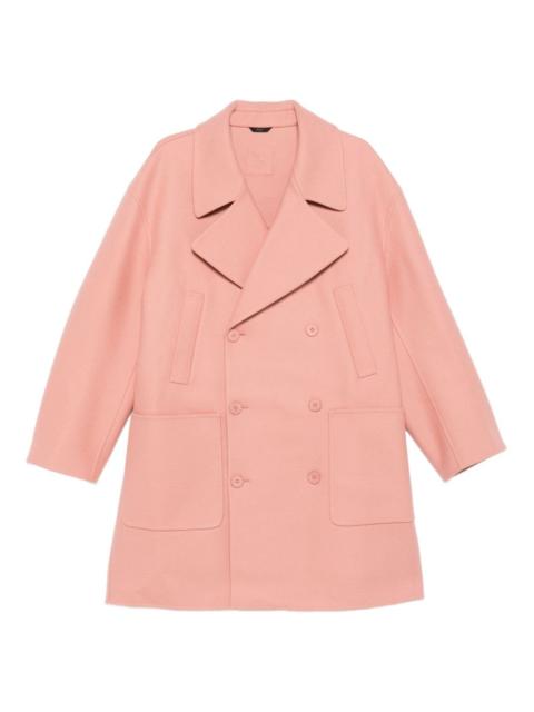 FENDI double-breasted patch-pocket coat