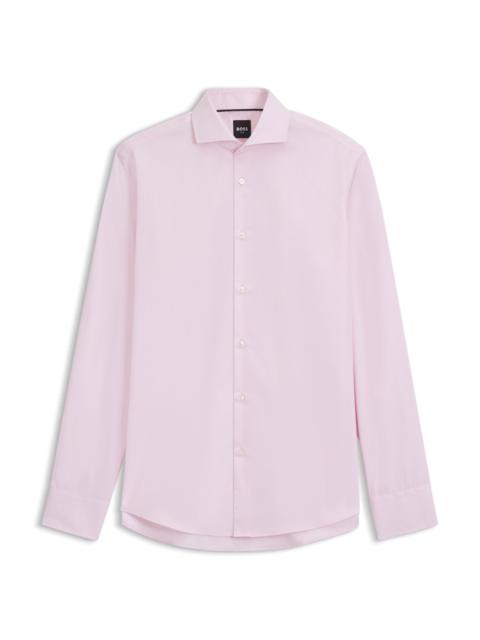 BOSS REGULAR-FIT SHIRT IN WRINKLE-RESISTANT OXFORD COTTON