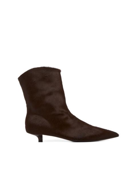 Marsèll calf-hair pointed-toe boots