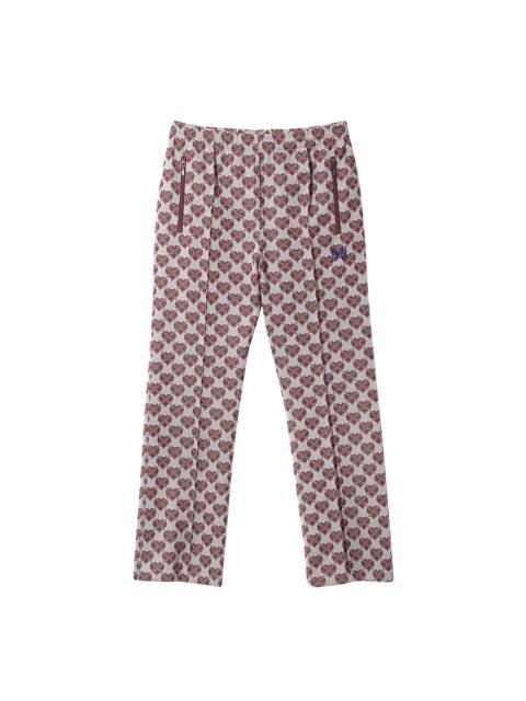 NEEDLES TRACK PANTS - POLY JQ. (HEART PRINT)