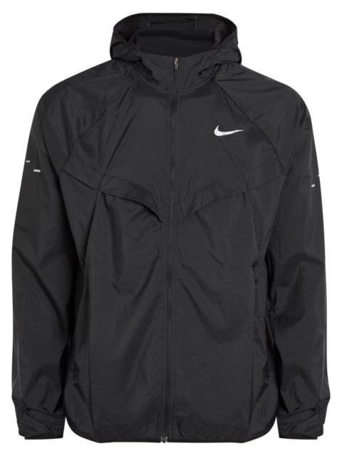 Nike Nike Logo Printing Hooded Jacket 'Black White' AR8553-010
