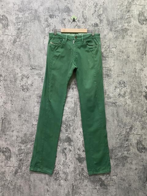 Diesel DIESEL INDUSTRY Green Reconstructed Distressed Pant