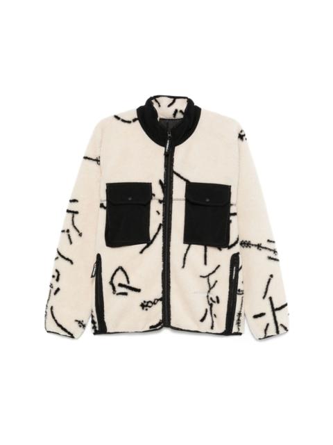 Map Key Boa jacket