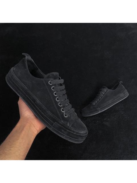 Ann Demeulemeester Scamosciato Low-top suede sneakers black.
