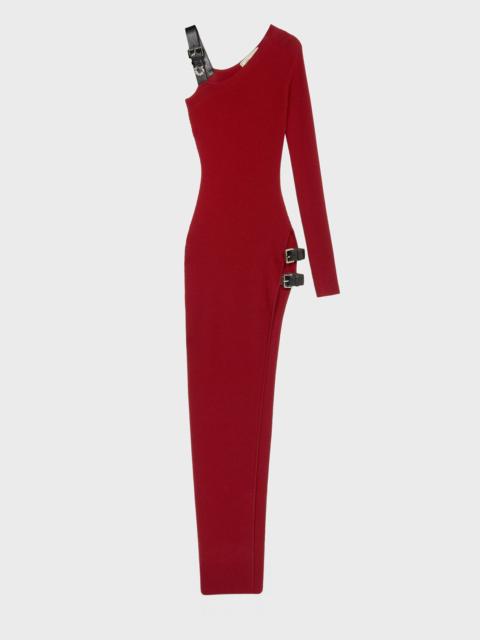 Blumarine ONE-SHOULDER DRESS WITH STRAPS
