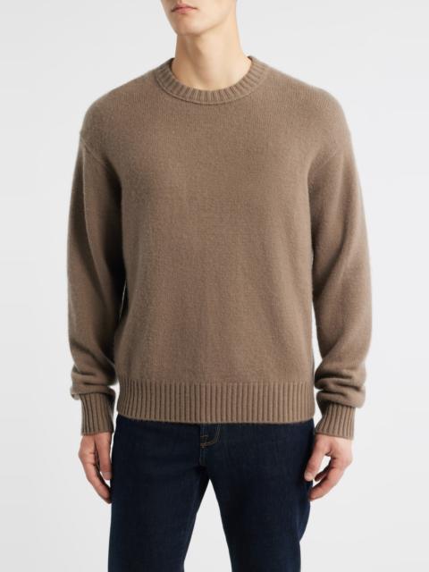 FRAME FRAME Cashmere Crewneck Sweater in Latte Brown at Nordstrom