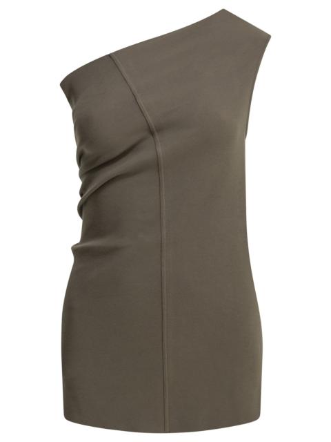 Rick Owens Rick Owens Athena One-shoulder Top Grey