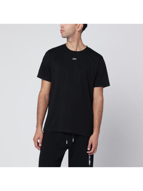 Off-White Off-White Black T-Shirt With Arrow Print Men