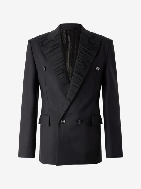 Roberto Cavalli Double-Breasted Wool-Blend Blazer