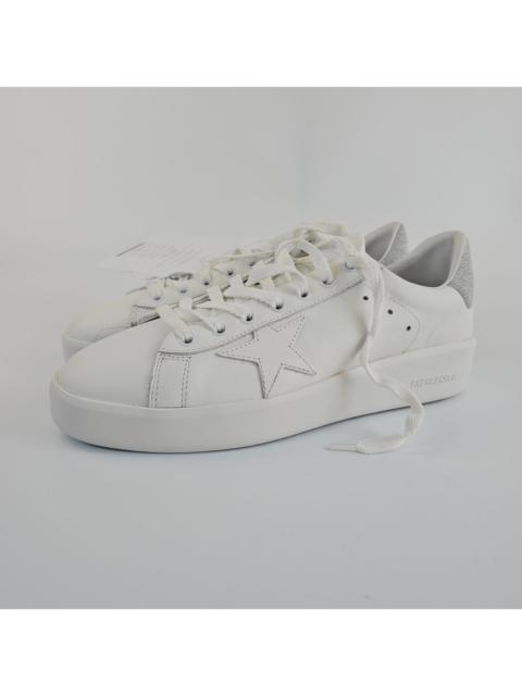 Golden Goose GOLDEN GOOSE Purestar Women's White/Silver Leather Sneakers