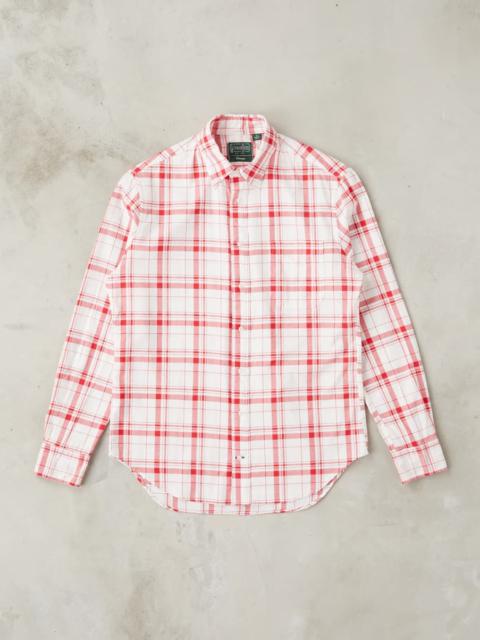 Gitman Vintage Japanese Archive Dishtowel Check - Red