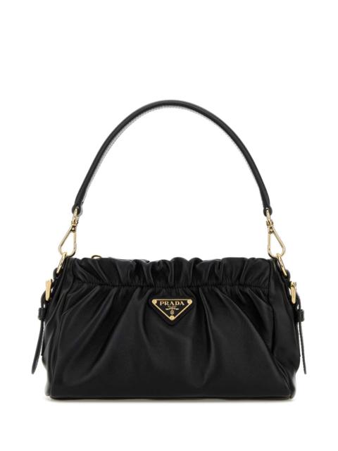 Prada Prada Women Black Nappa Leather Handbag