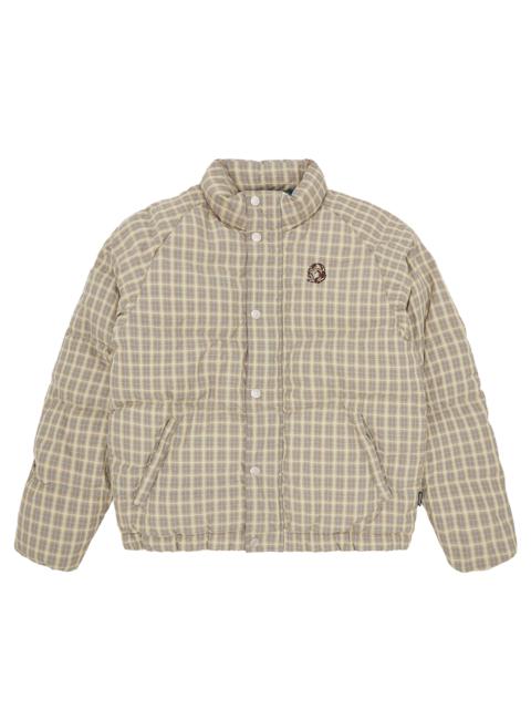 BILLIONAIRE BOYS CLUB SCRIPT NYLON CHECK PUFFER JACKET
