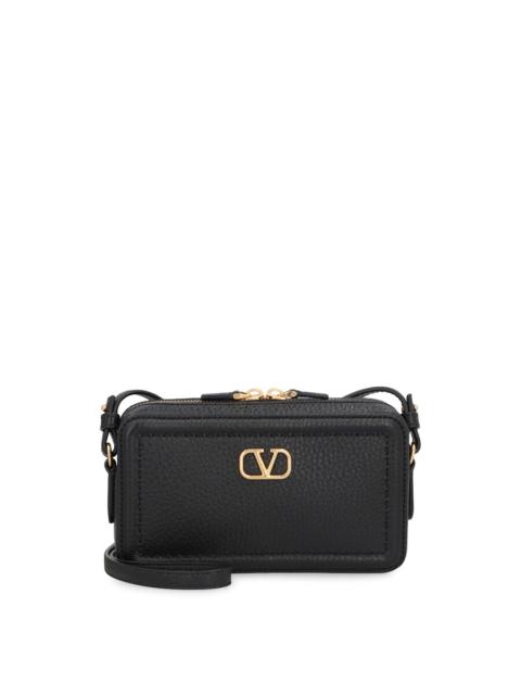 Valentino Valentino Garavani Alltime Leather Mini Crossbody Bag