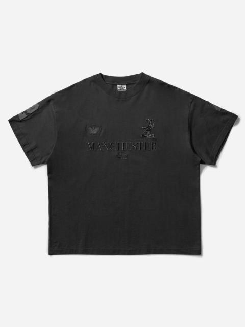 umbro Men's Manchester T-Shirt Washed Black