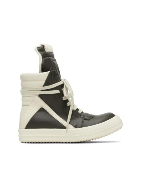 Rick Owens Gray Concordians Geobasket Sneakers