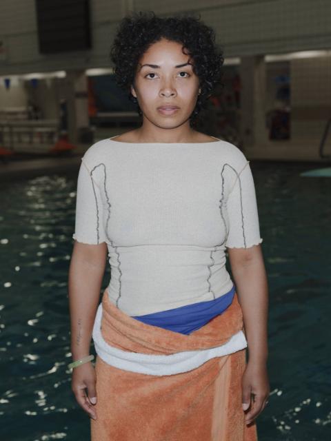 BASERANGE Omato 3/4 Tee Shirt - Cotton Hemp Rib