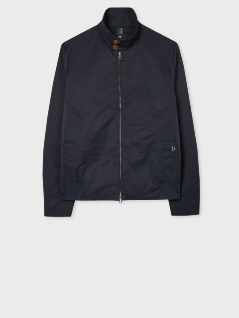 Paul Smith Navy Cotton-Nylon Harrington Jacket