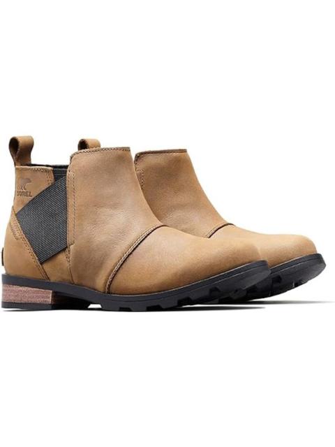 Other Designers Sorel Emelie Chelsea Boots Waterproof Slip On Leather Outdoor Brown US 8.5