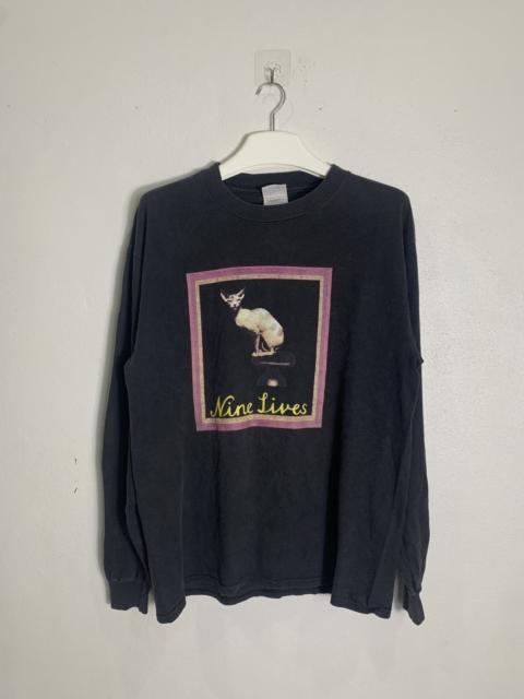 Other Designers Band Tees - Vtg 97 Aerosmith Nine lives studio Album Long Sleeve Tshirt