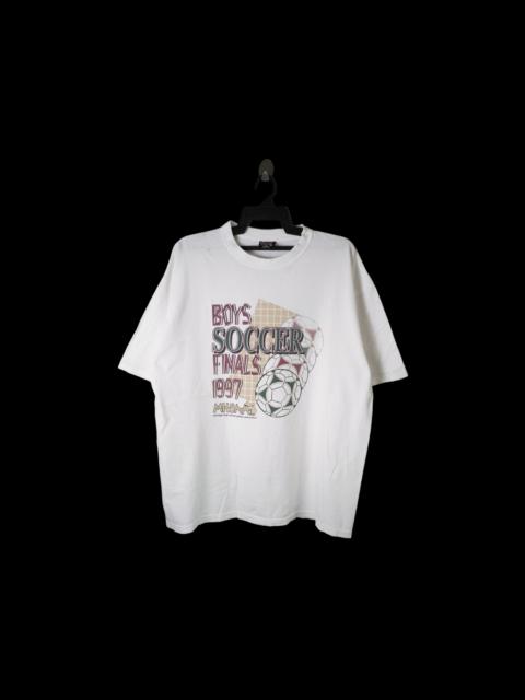Other Designers Vintage - Vintage 90's Boys Soccer Final MHSAA1997 Single Stitch Tee