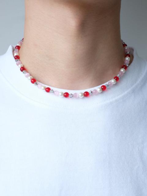 Other Designers Pearl Handmade Beaded Necklaces Adjustable Chain 16.1 in