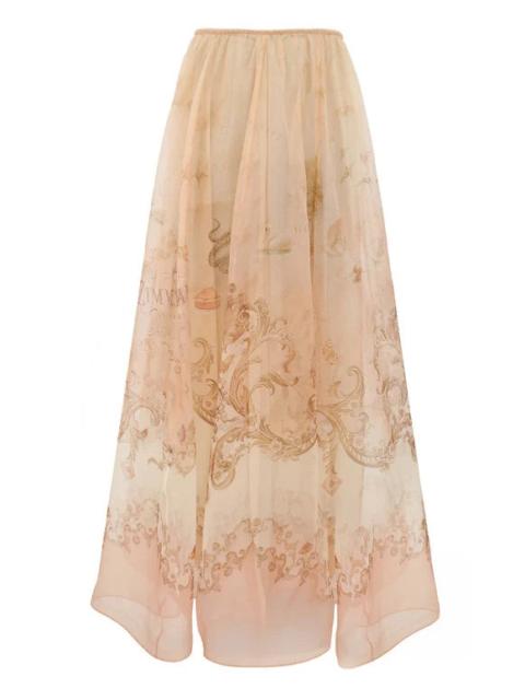 Zimmermann Hypnotic Organza Maxi Skirt