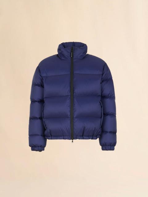 Marni DARK BLUE RIPSTOP NYLON DOWN JACKET