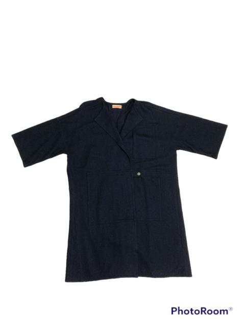 Other Designers VINTAGE ISSEY MIYAKE 1970s PURE WOOL WINDCOAT JACKET