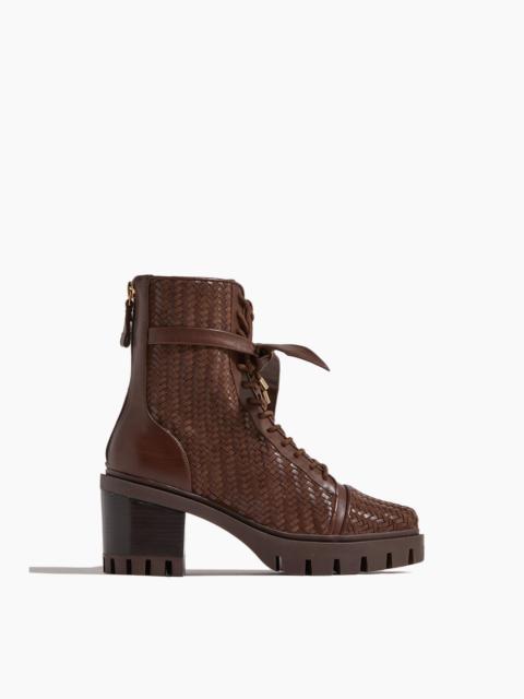 ALEXANDRE BIRMAN Tresse Combat Boot in Brown