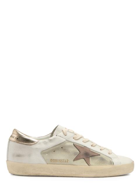 Golden Goose Super-Star Distressed Leather Sneakers