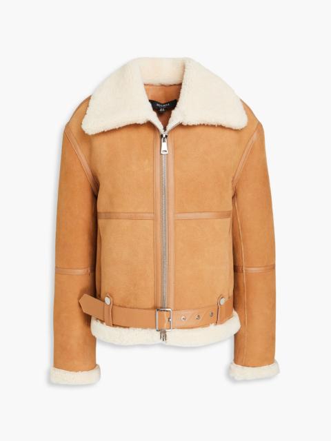 Other Designers Belted shearling jacket